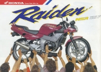 Honda Raider NSR 125 F brochure 1992