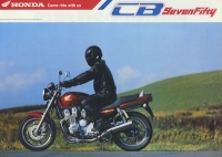 Honda CB SevenFifty brochure 1992