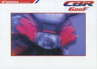 Honda CBR 600 F brochure 1993