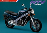 Honda NTV 650 brochure 1993