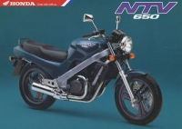 Honda NTV 650 brochure 1993