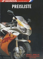 Honda pricelist 4.1994