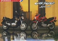 Honda CB 500 brochure 1998