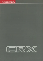 Honda CRX brochure 1988