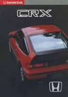 Honda CRX brochure 1980s