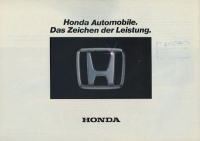 Honda program ca. 1990