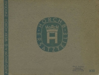 Horch 830 Ersatzteilliste 12.1935
