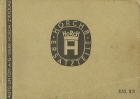 Horch 850 851 Ersatzteilliste 7.1937