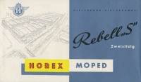 Horex Moped Rebell S Prospekt ca. 1957
