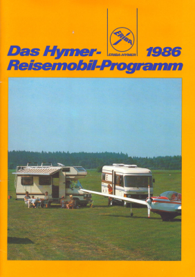 Hymer Reisemobile Katalog 1986