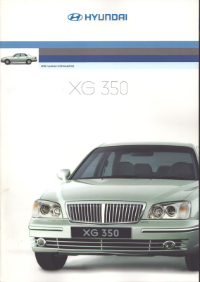 Hyundai XG 350 Prospekt 2.2003
