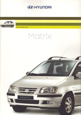 Hyundai Matrix Prospekt 4.2003