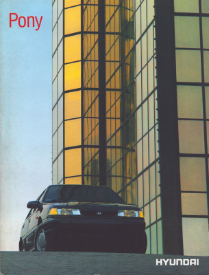 Hyundai Pony Prospekt ca. 1992