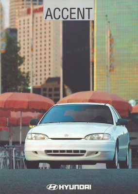 Hyundai Accent Prospekt ca. 1994