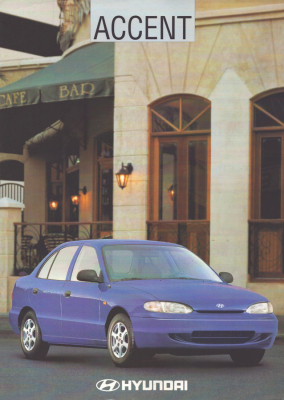 Hyundai Accent Prospekt ca. 1994