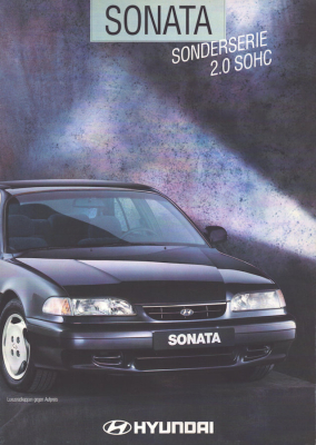 Hyundai Sonata 2.0 SOHC Prospekt ca. 1994