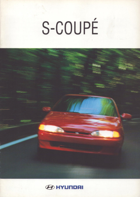 Hyundai S-Coupé Prospekt ca. 1995
