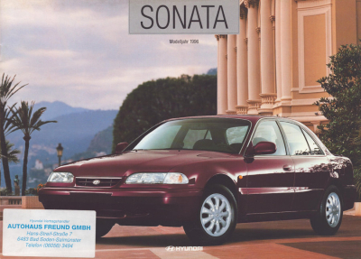 Hyundai Sonata Prospekt 1996