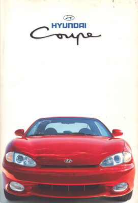 Hyundai Coupé Prospekt 8.1996