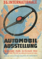 Internationler Automobil Ausstellung Frankfurt/M. 19.-29.3.1953