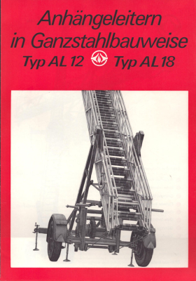 IFA Anhängeleiter AL 12 / AL 18 Prospekt ca. 1980