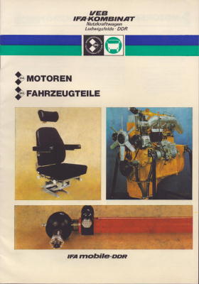 IFA Motoren und Fahrzeugteile für Lkw Prospekt 1984