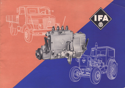 IFA Einheits Einspritzpumpen Prospekt 1953