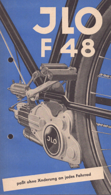 Ilo Motor F 48 Prospekt ca. 1949