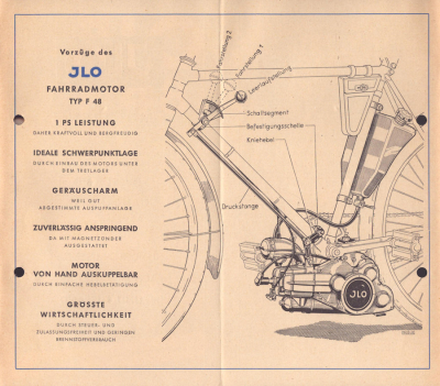 Preview: Ilo Motor F 48 Prospekt ca. 1949