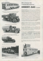 Preview: Imbert Holz statt Benzin Prospekt 1930er Jahre
