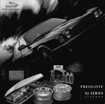 Jaguar XJ Zubehör Preisliste 12.2000