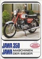 Jawa 350 ccm Prospekt 1970er Jahre
