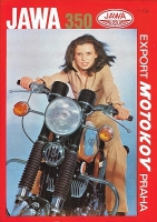 Jawa 350 ccm Prospekt 1970er Jahre