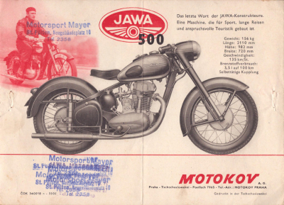 Preview: Jawa / CZ Programm 1953