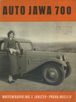 Jawa 700 brochure 1934