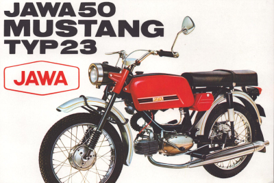 Jawa 50 Mustang Typ 23 Prospekt 1970er Jahre