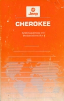 Jeep Cherokee Bedienungsanleitung 9.1989