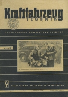 Kraftfahrzeugtechnik KFT 1951 Heft 8