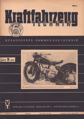 Kraftfahrzeugtechnik KFT 1953 Heft 2