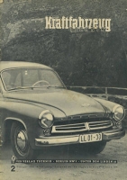 Kraftfahrzeugtechnik KFT 1956 Heft 2
