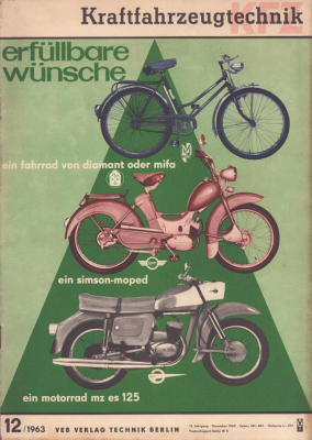 Kraftfahrzeugtechnik KFT 1963 Heft 12