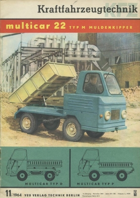 Kraftfahrzeugtechnik KFT 1964 Heft 11