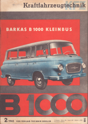 Kraftfahrzeugtechnik KFT 1965 Heft 2