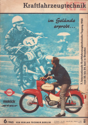 Kraftfahrzeugtechnik KFT 1965 Heft 6