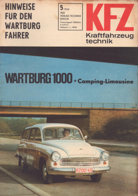 Kraftfahrzeugtechnik KFT 1966 Heft 5