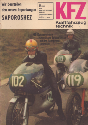 Kraftfahrzeugtechnik KFT 1966 Heft 8