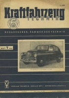 Kraftfahrzeugtechnik KFT 1953 No. 7