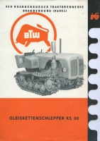 KS 30 Gleiskettenschlepper brochure 1960