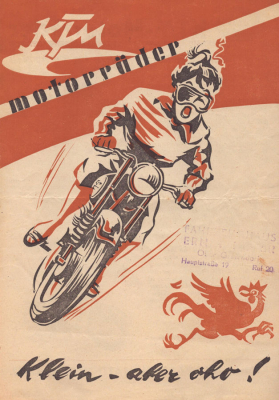 KTM Programm ca. 1955