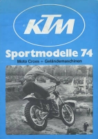 KTM Sportmodelle Programm 1974